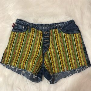 Hydraulic Jean Shorts Size 5/6 Button Up Cut Off